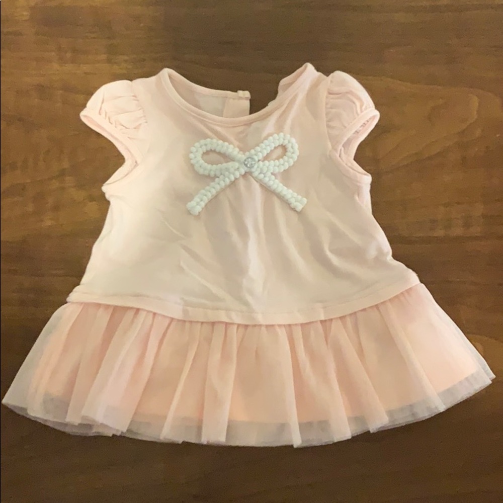 Pink cotton and tile dress